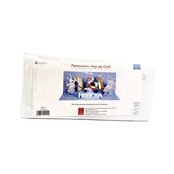 Woodland Animals Happy Birthday Pop-Up Card - View #2